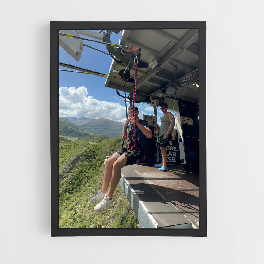 Poster Clic Éclair – affiche Saut à l’élastique (vue 2)